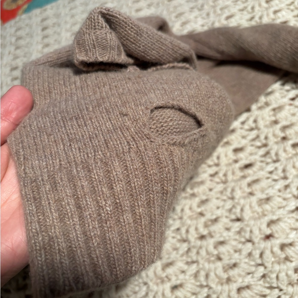 Anine Bing Distressed Brown Sweater Size Small - Picture 9 of 9